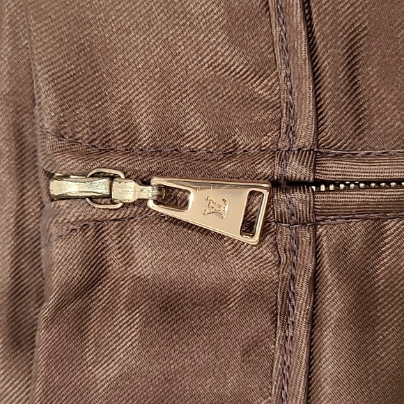 Vintage louis vuitton silk skirt with zipper and studs - Picture 5 of 6